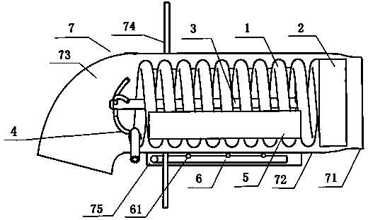 Biological alcohol oil combustion device