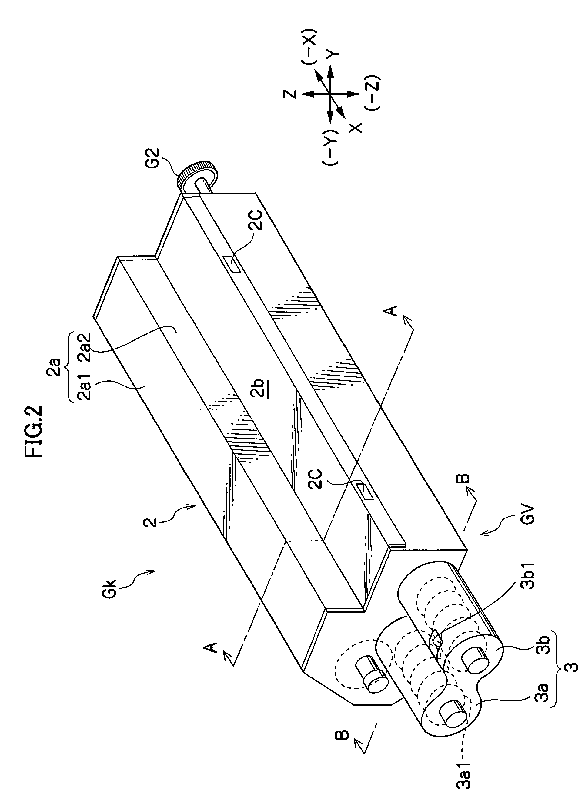 Developing device and image formation device
