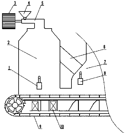 Biomass gasification and combustion boiler with secondary ignition device