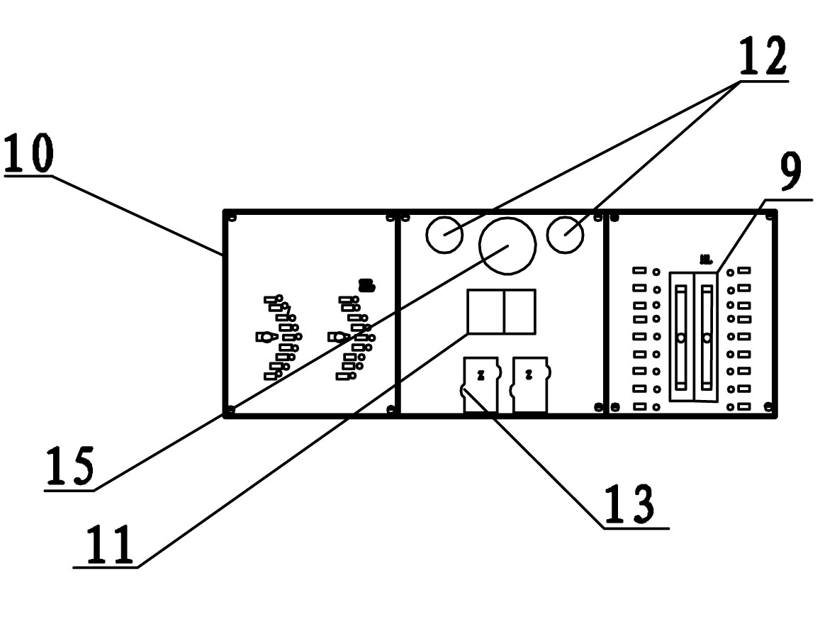 Propulsion device without gear box for vector control of permanent magnet synchronous motor of electric ship