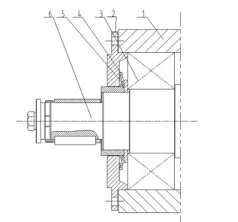 Contact dynamic sealing method and disc sealing ring dynamic sealing device