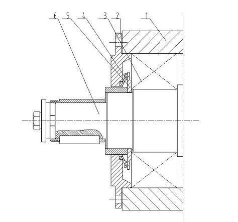 Contact dynamic sealing method and disc sealing ring dynamic sealing device