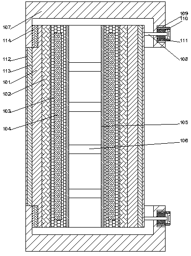 An aging-resistant and antistatic fireproof and thermal insulation wall and its installation method