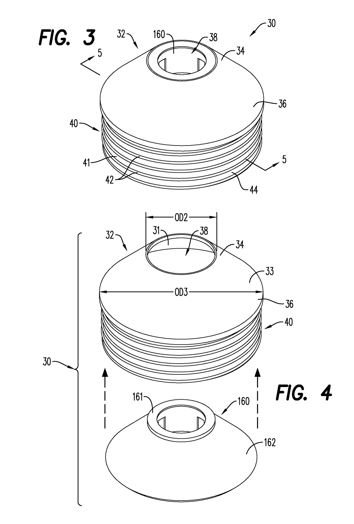 Retaining member and insulating vessel incorporating same