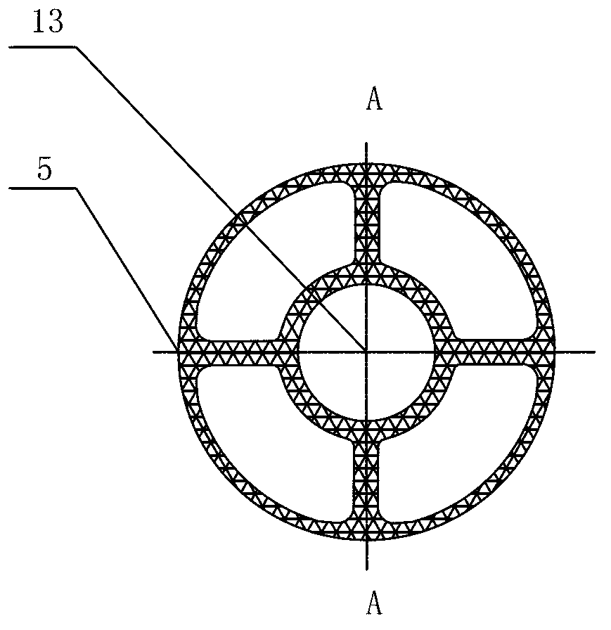 Shutoff valve with large drift diameter