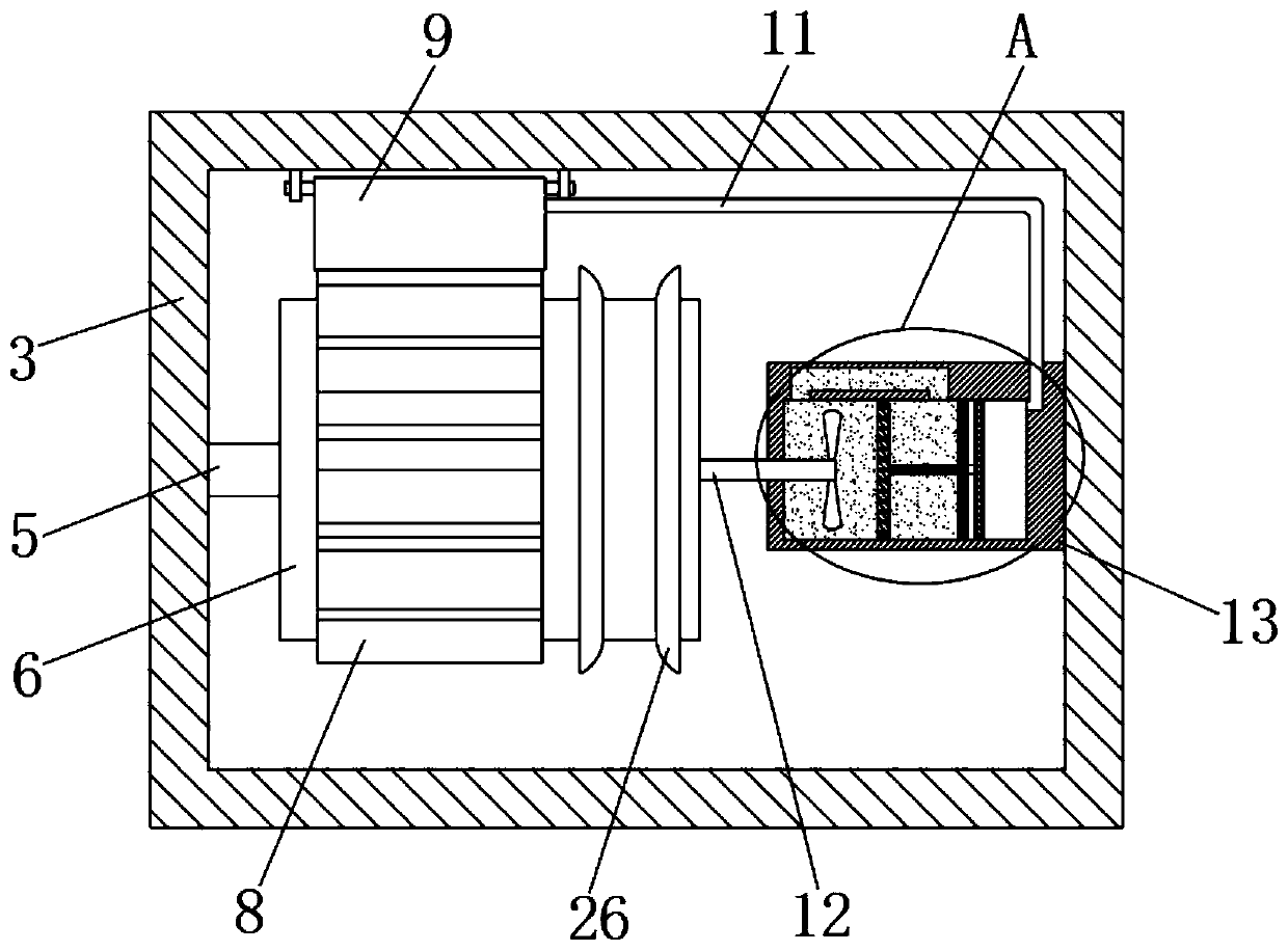 A spring arm force device with anti-rapid rebound