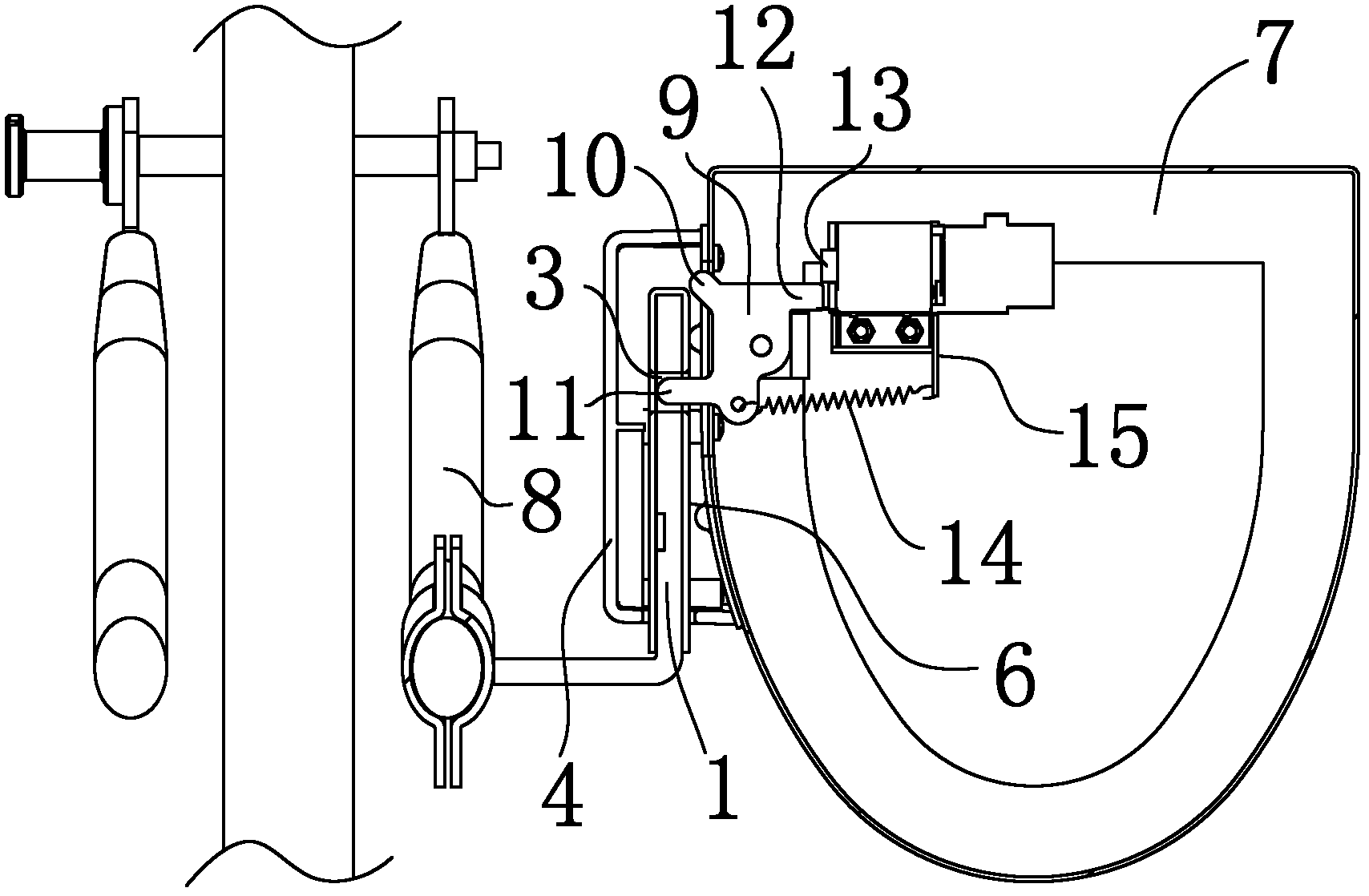 Locking and parking space system convenient for releasing and recovering keys and parking method of the system