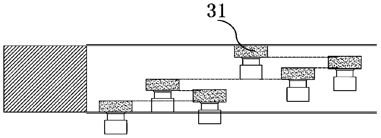 Device for grinding and processing polycrystalline silicon