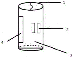 Multifunctional portable pen-rinsing barrel