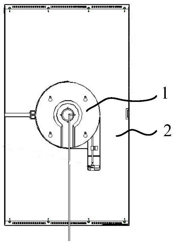 Control method and device for TV hanger