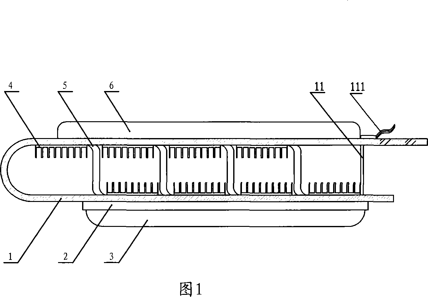 Open type multilayer composite LED heat radiation system