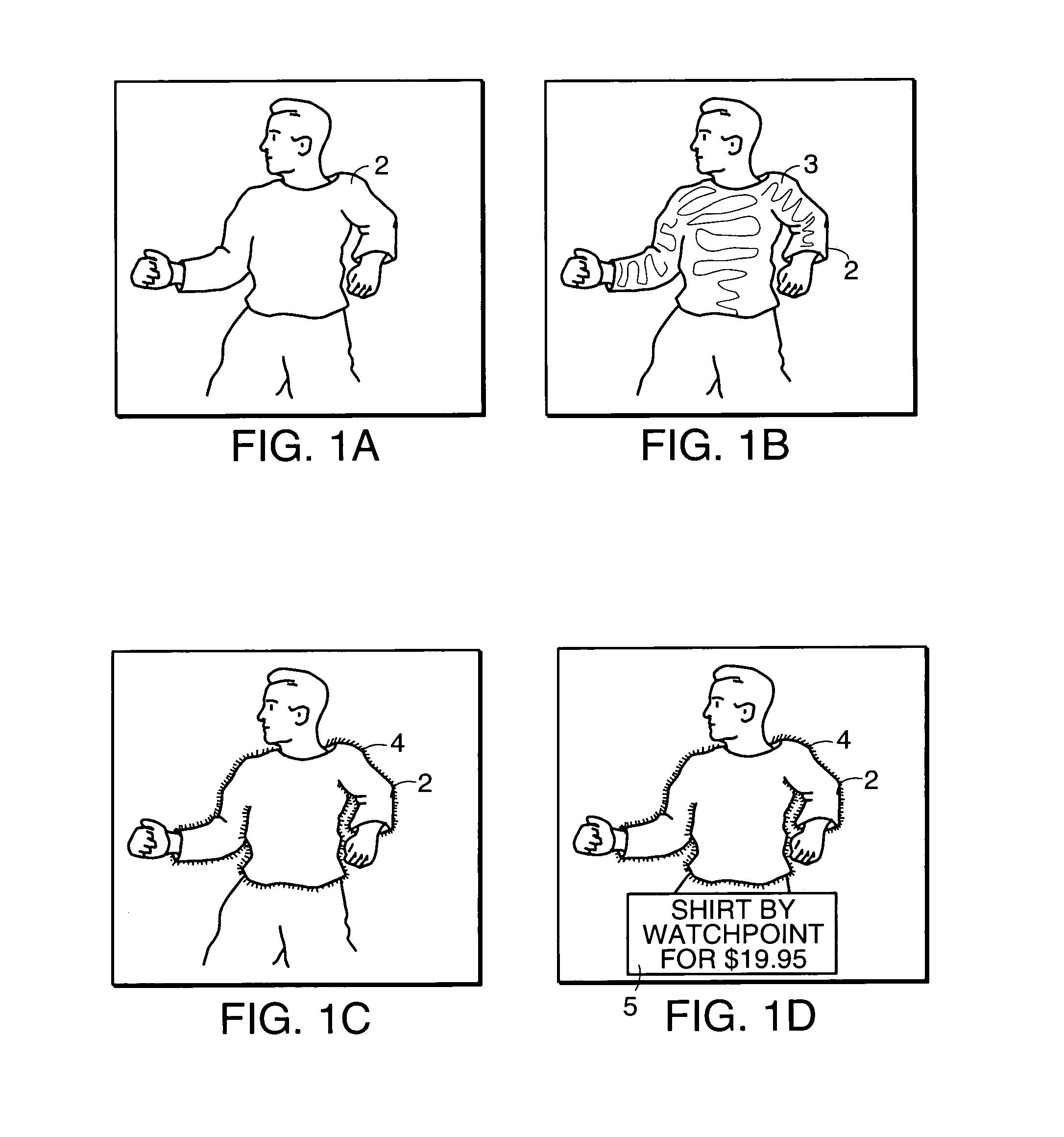 Method and apparatus for interaction with hyperlinks in a television broadcast