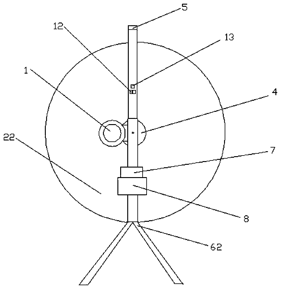 Anti-thunder detection automatic wind-up device
