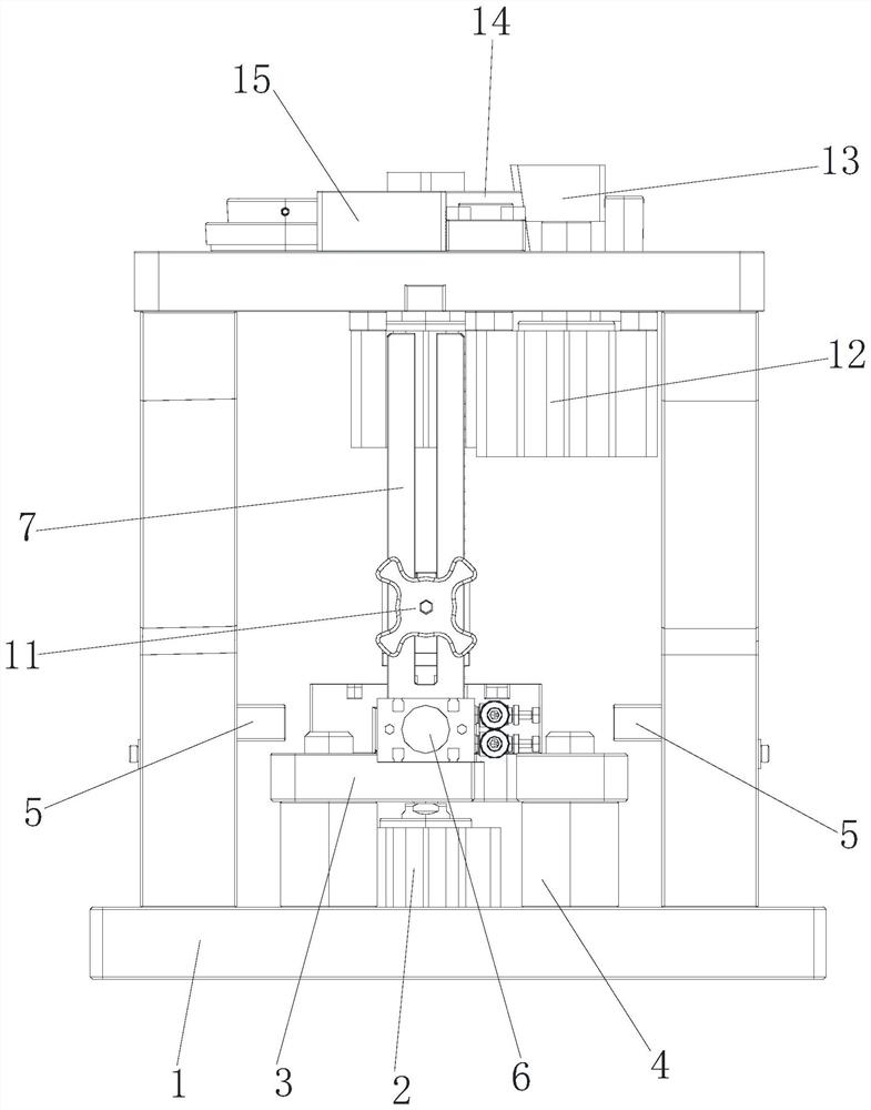Crab-shaped automatic climbing jig and method for bars and feeding equipment