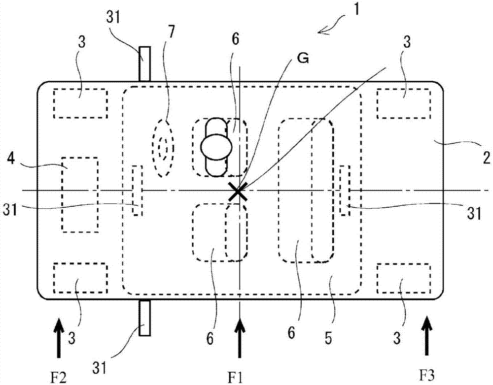 Collision-input reduction apparatus for vehicle