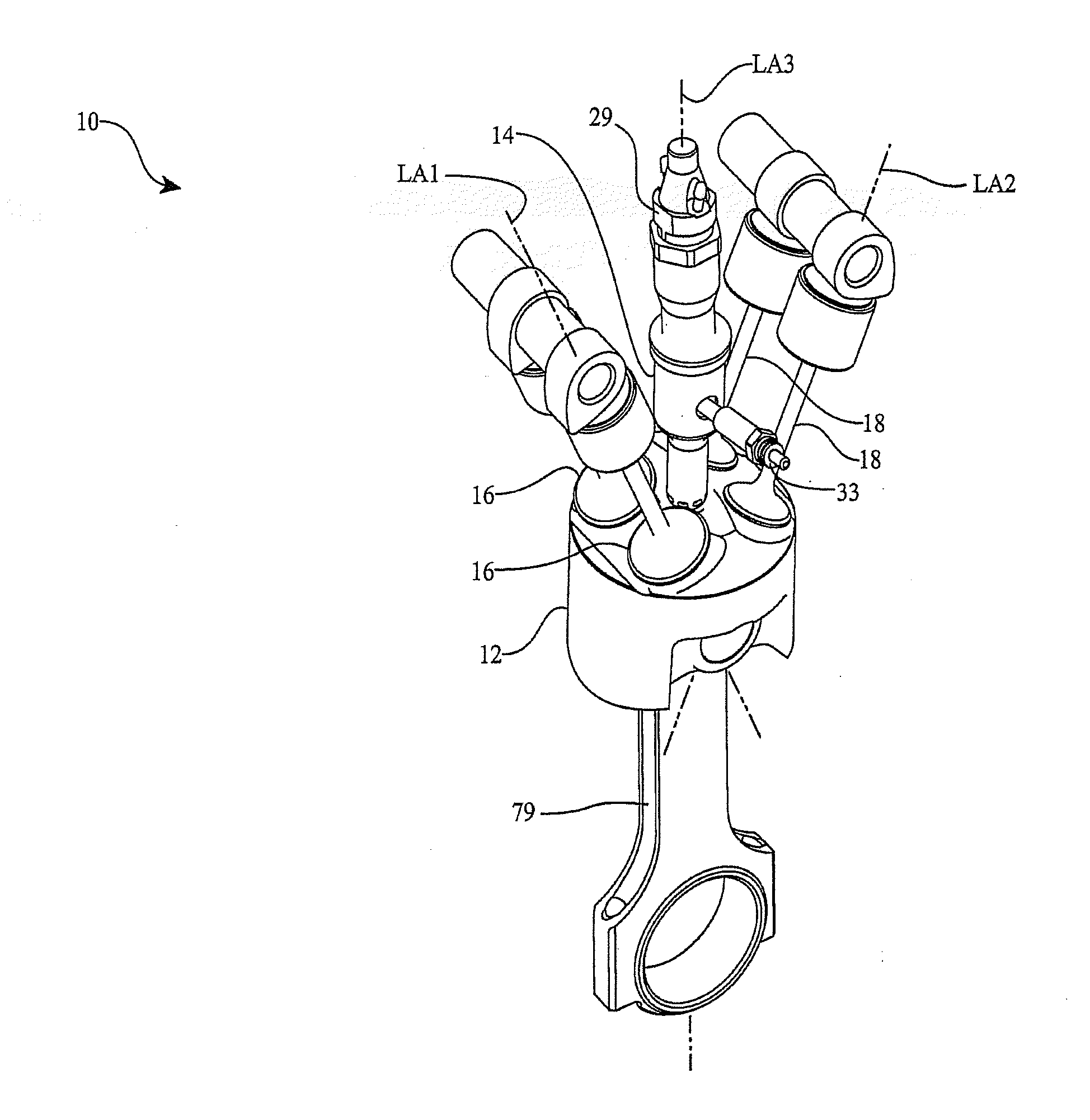 High efficiency compression ignition, indirect injected diesel engines and methods thereof