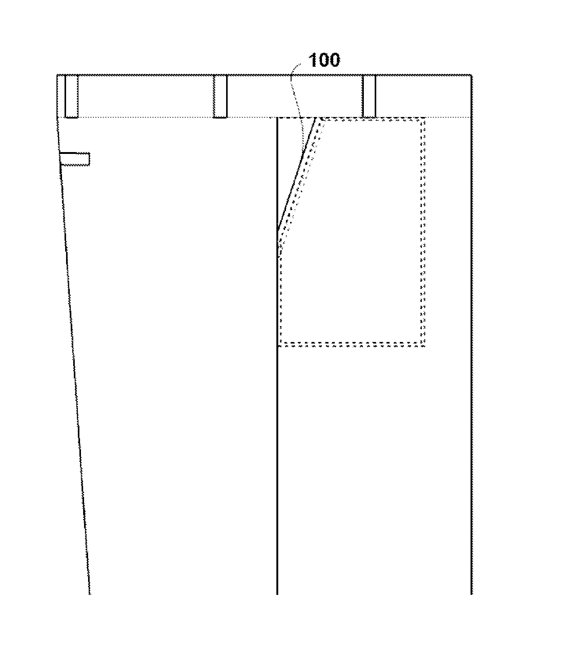 Bag for pant pocket with a plurality of internal pockets and method of fabricating the same