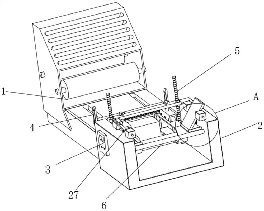 A paper clamping device for a printing machine