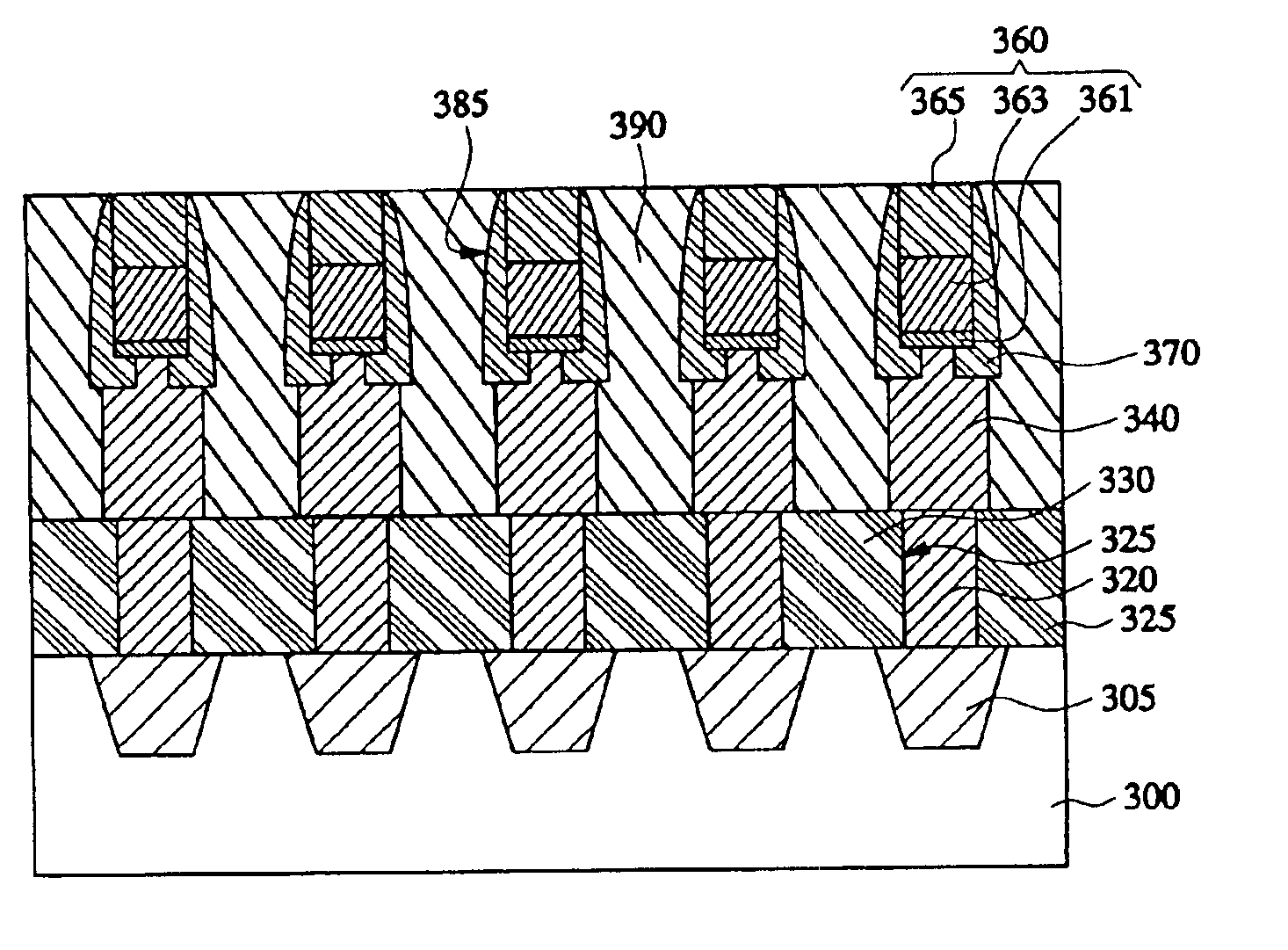 Integrated circuits including insulating spacers that extend beneath a conductive line