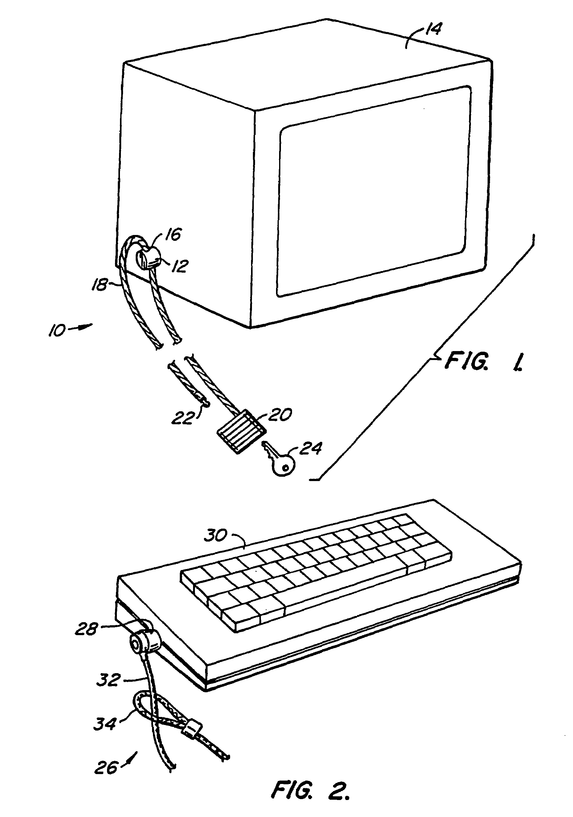 Computer physical security device
