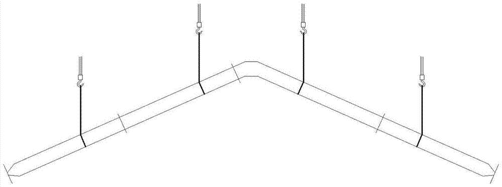 A hoisting method for large-span steel structures