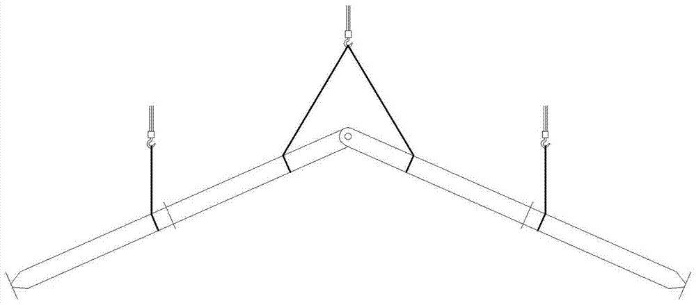 A hoisting method for large-span steel structures