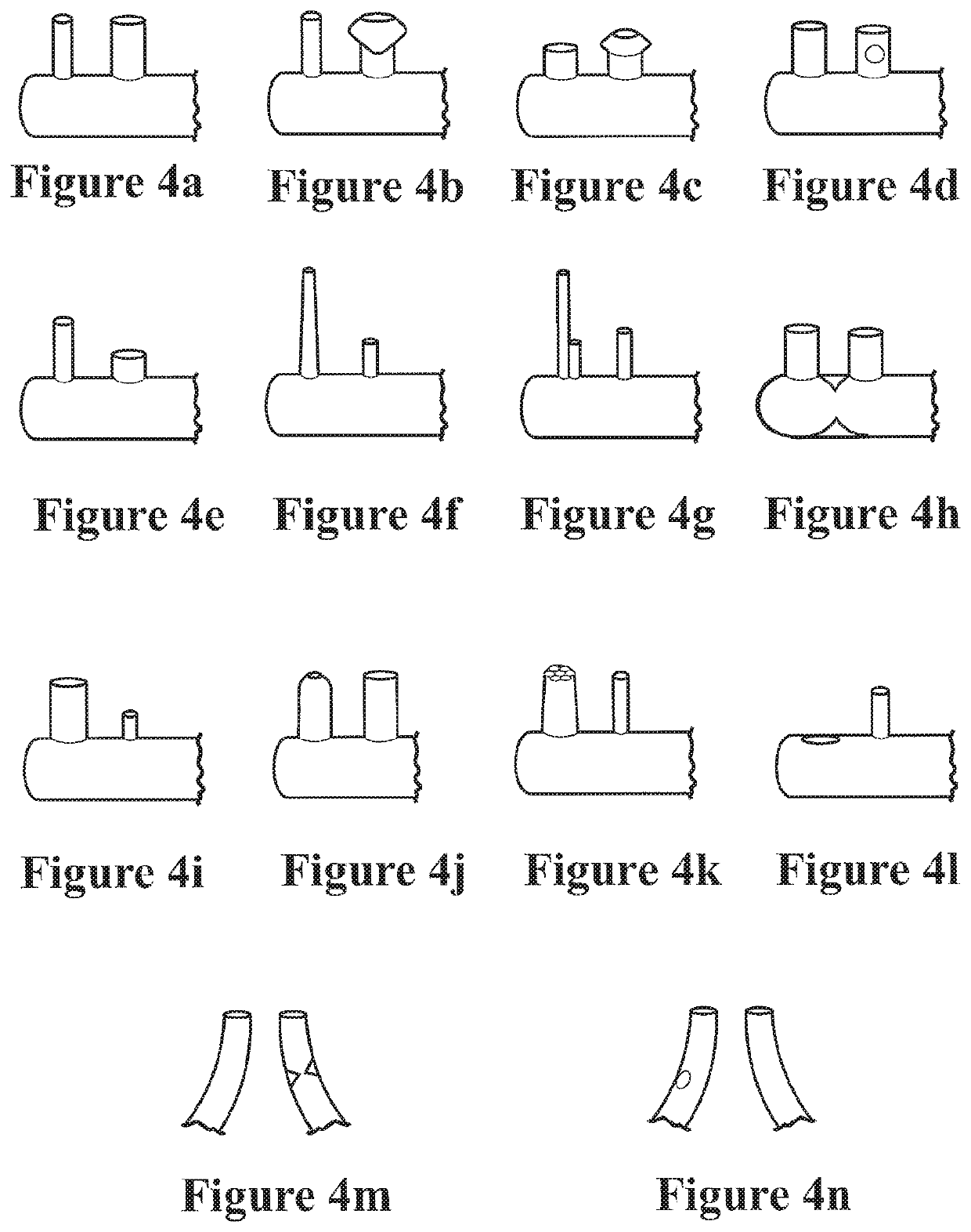 Asymmetrical nasal delivery elements and fittings for nasal interfaces
