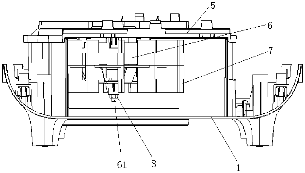 Device with air duct