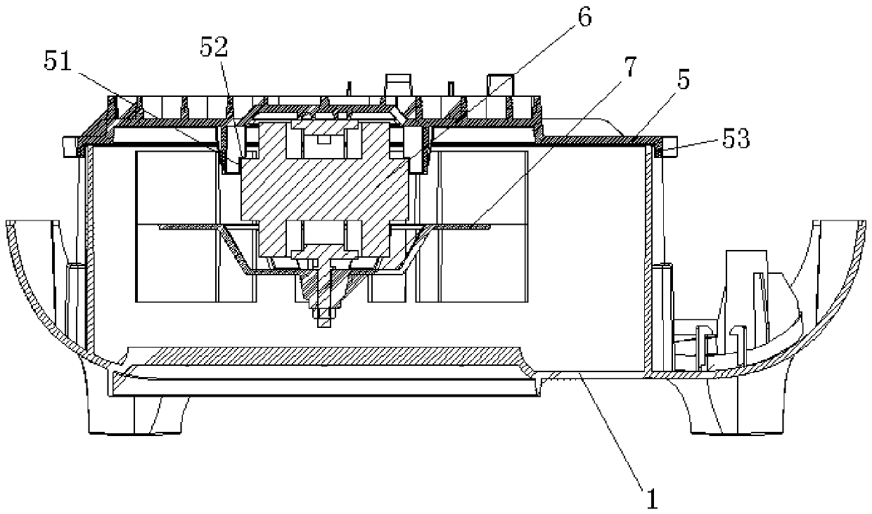 Device with air duct