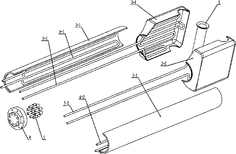 Method for manufacturing internal conducting rod of large-scaled high-frequency resonant cavity