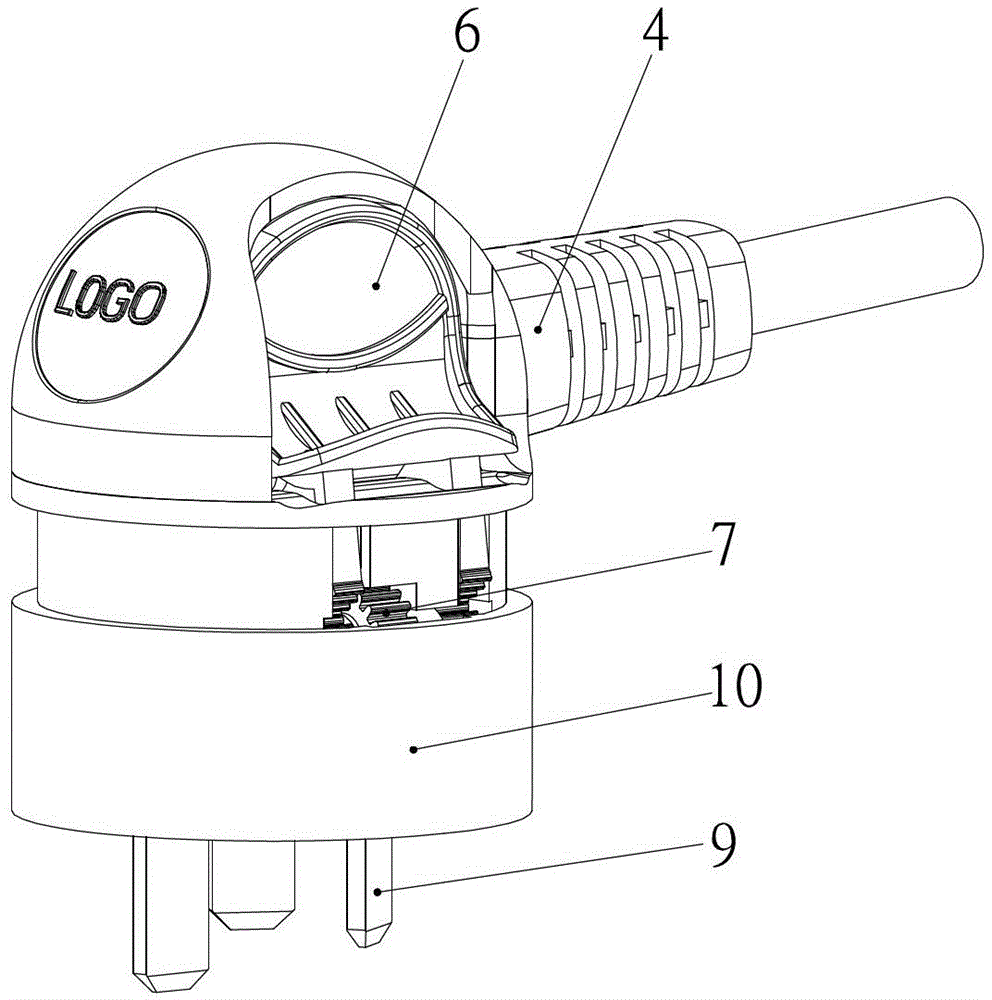 Plug with unplugging assisting function