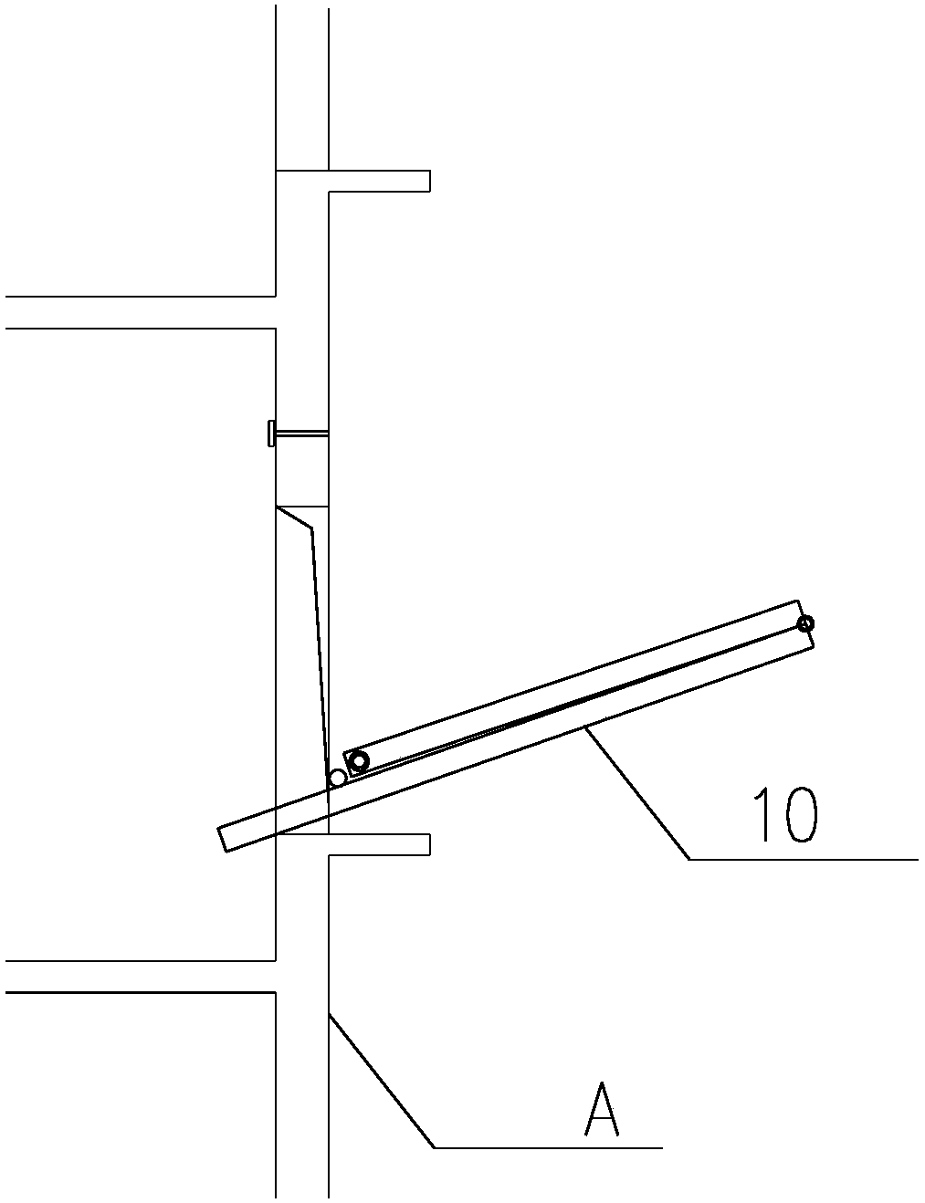 A prefabricated building folding throwing net and its installation method
