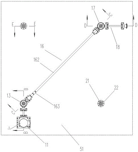 Vehicle double-screw power antenna lifting platform