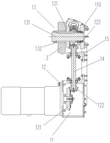 Vehicle double-screw power antenna lifting platform