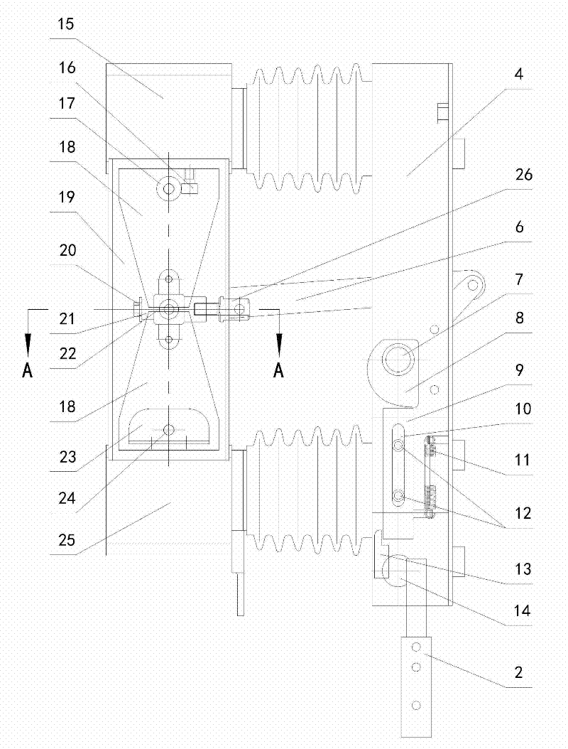 Heavy-current isolating switch cabinet for track traffic