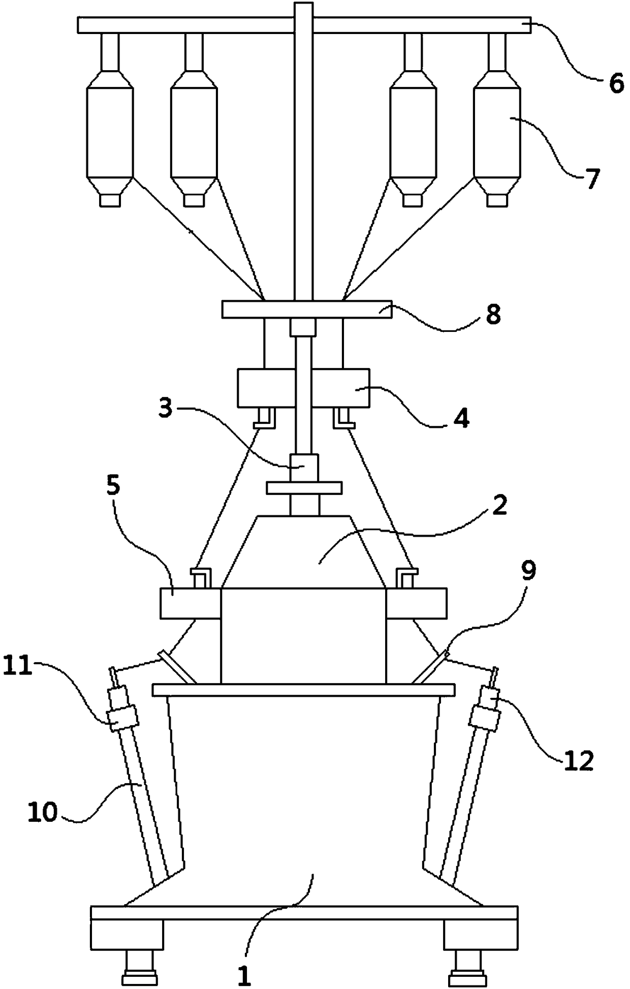 Yarn breakage retracting device for facilitating broken end connecting