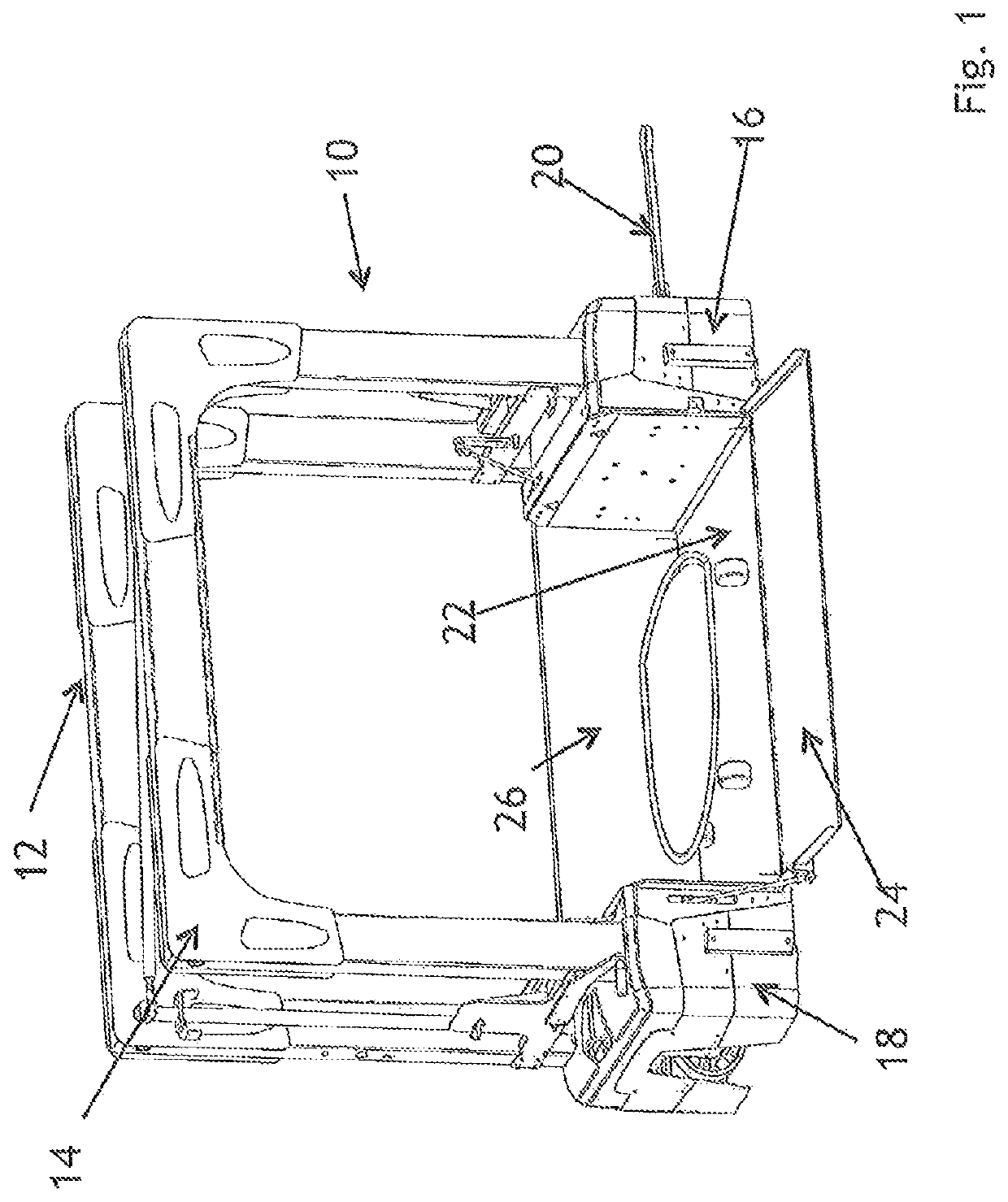 Transport trailer with a chassis and at least one floor platform