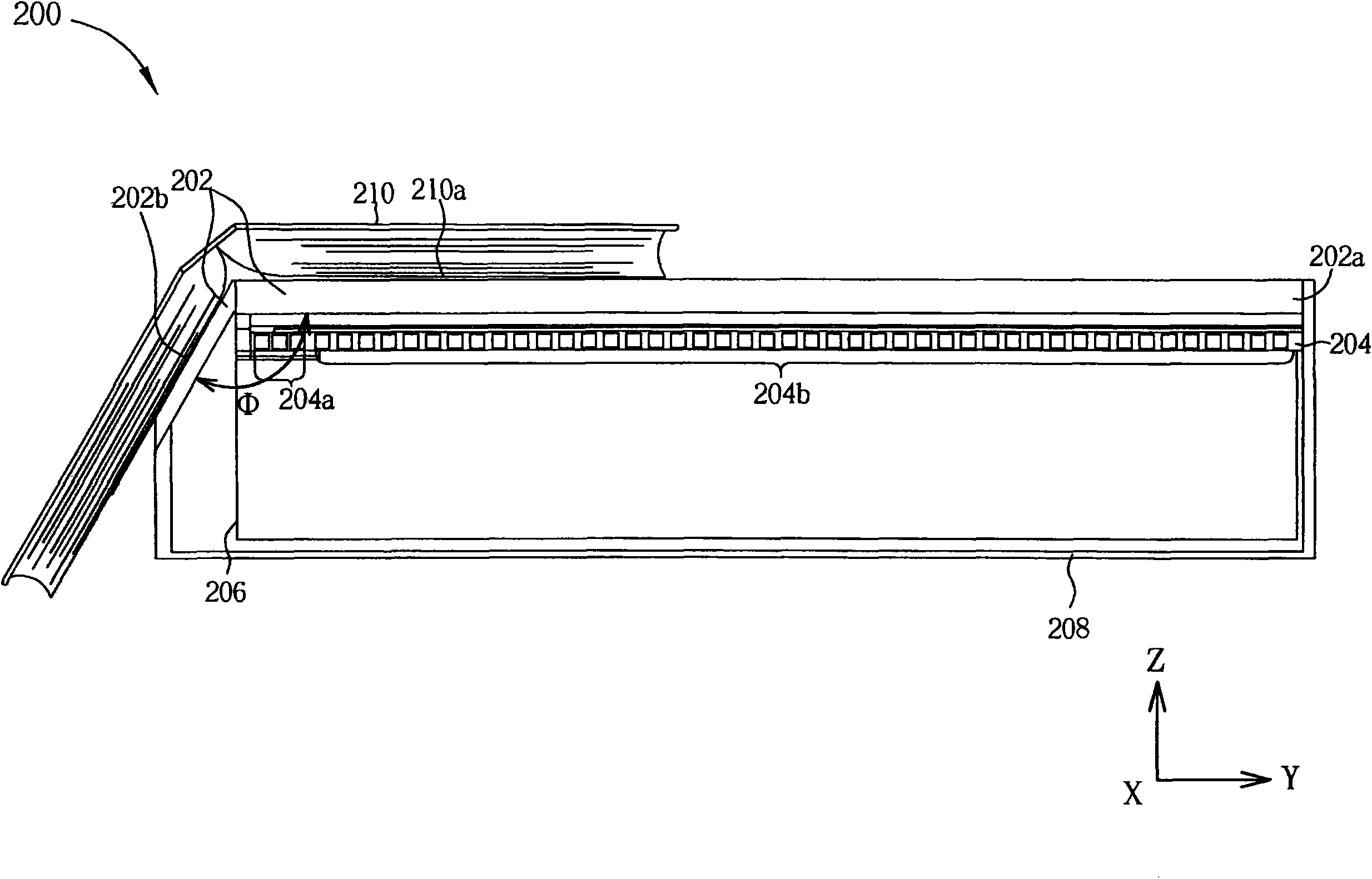 Binding file scanning device