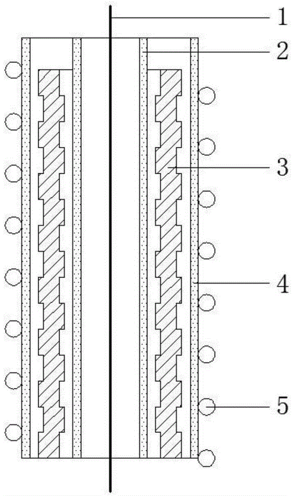 Explosive press fitting method for surface-roughened pipes