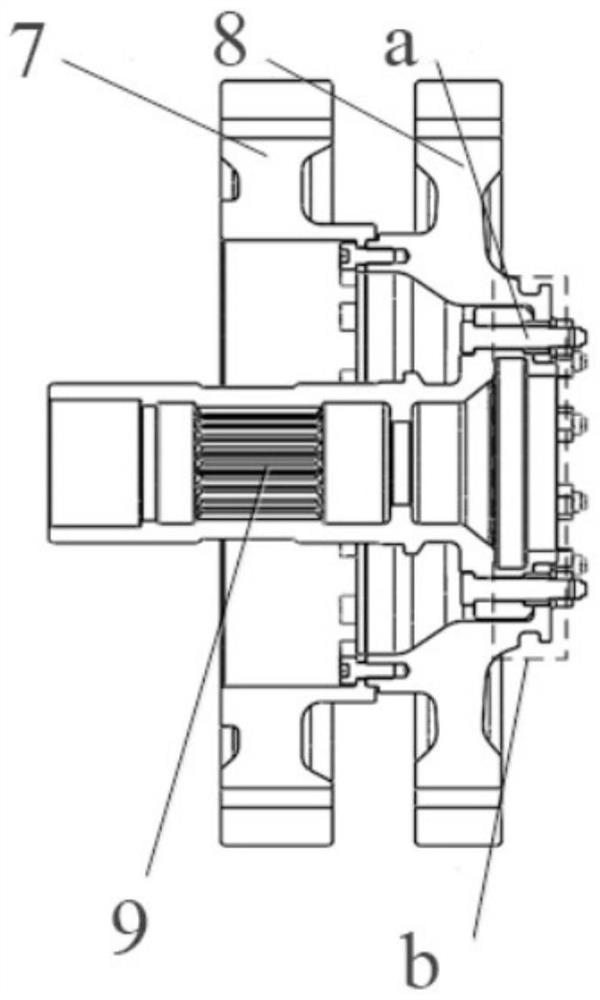Aero-engine rotor simplified equivalent test device for high-speed dynamic balance