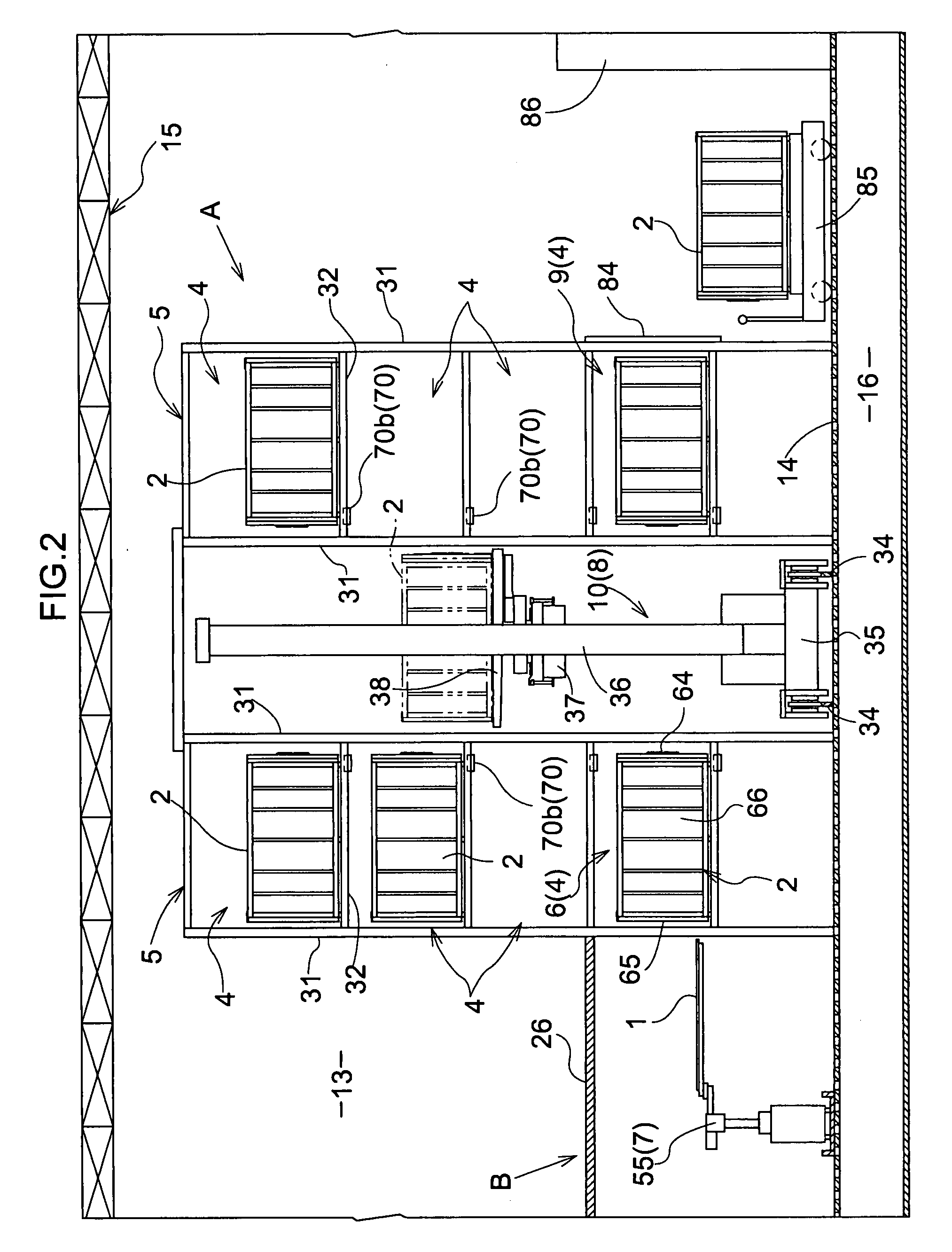 Container for storing substrate