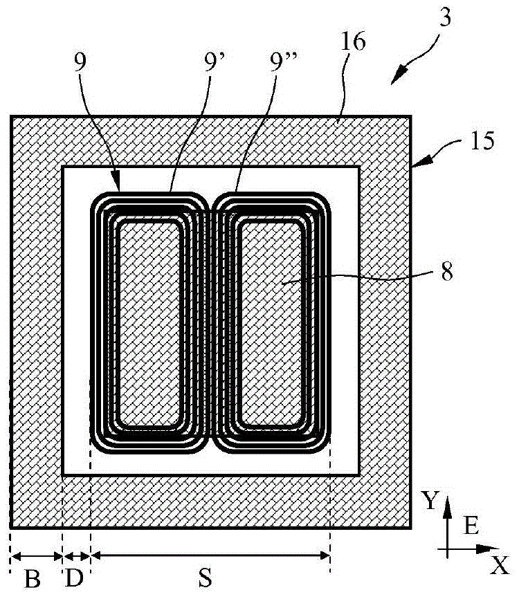 Coil unit and device for the inductive transfer of electrical energy