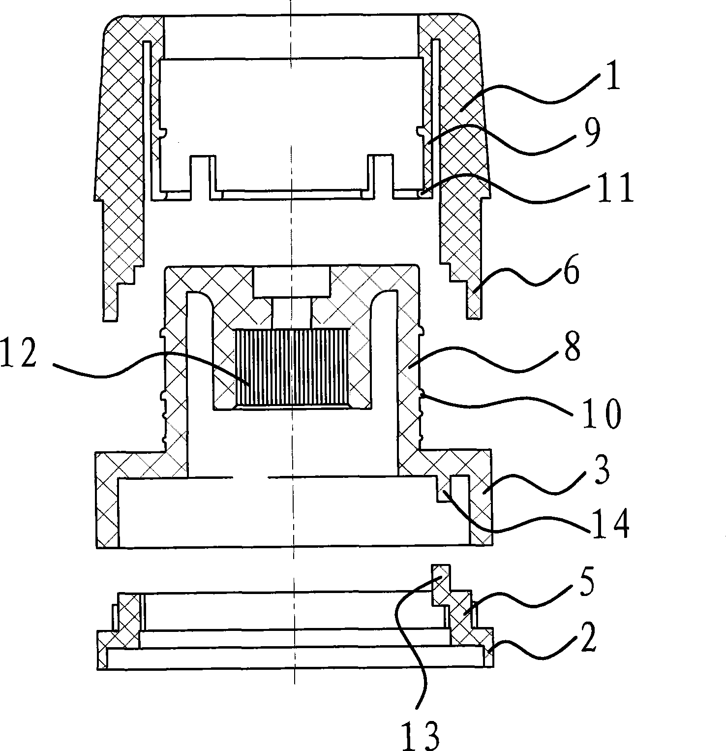 Handwheel of constant temperature mixing valve