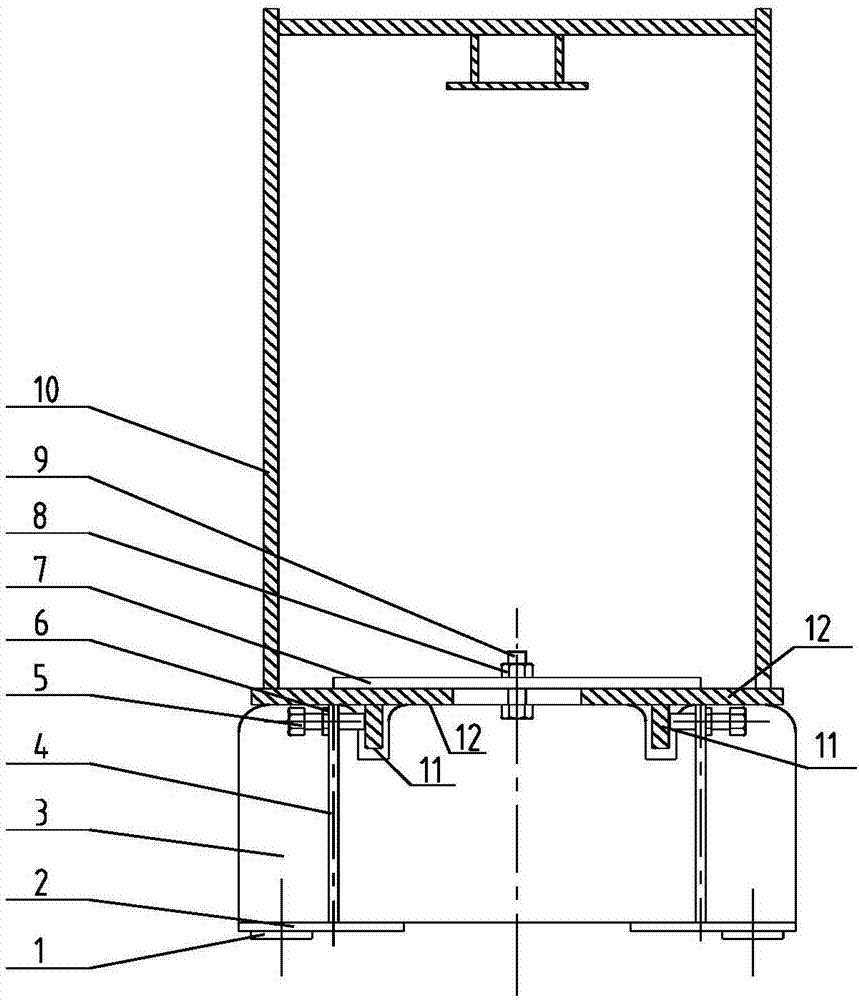 Support device and support method for guaranteeing camber values of suspension type air rails