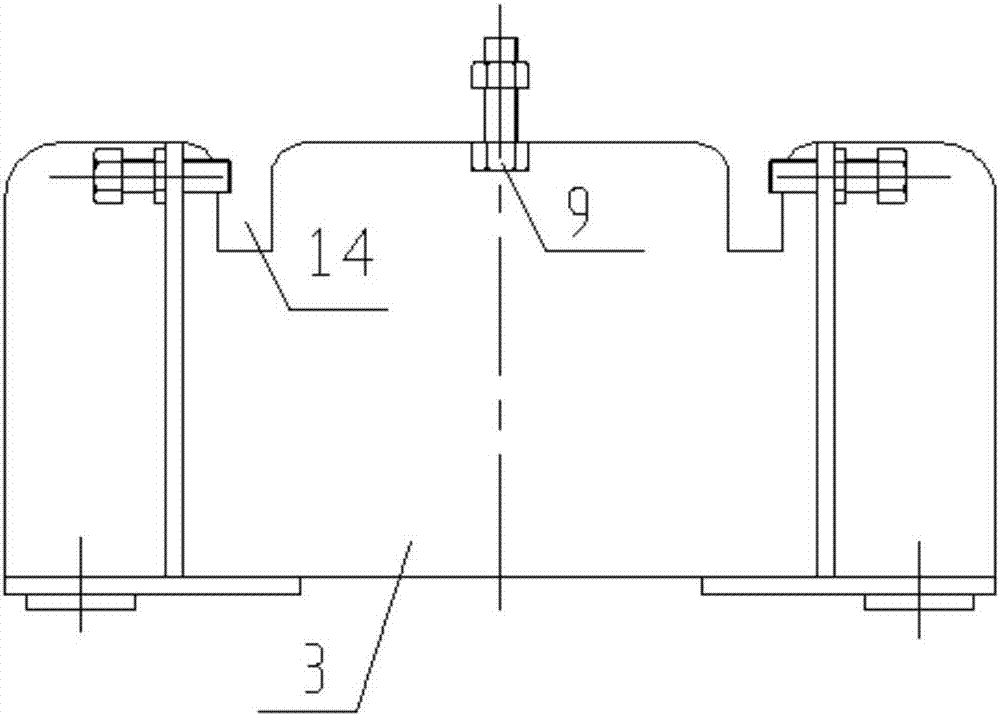 Support device and support method for guaranteeing camber values of suspension type air rails