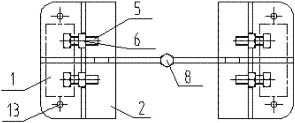 Support device and support method for guaranteeing camber values of suspension type air rails