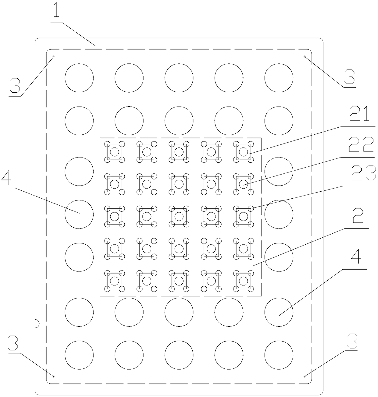 Batch ball planting method for chip rework