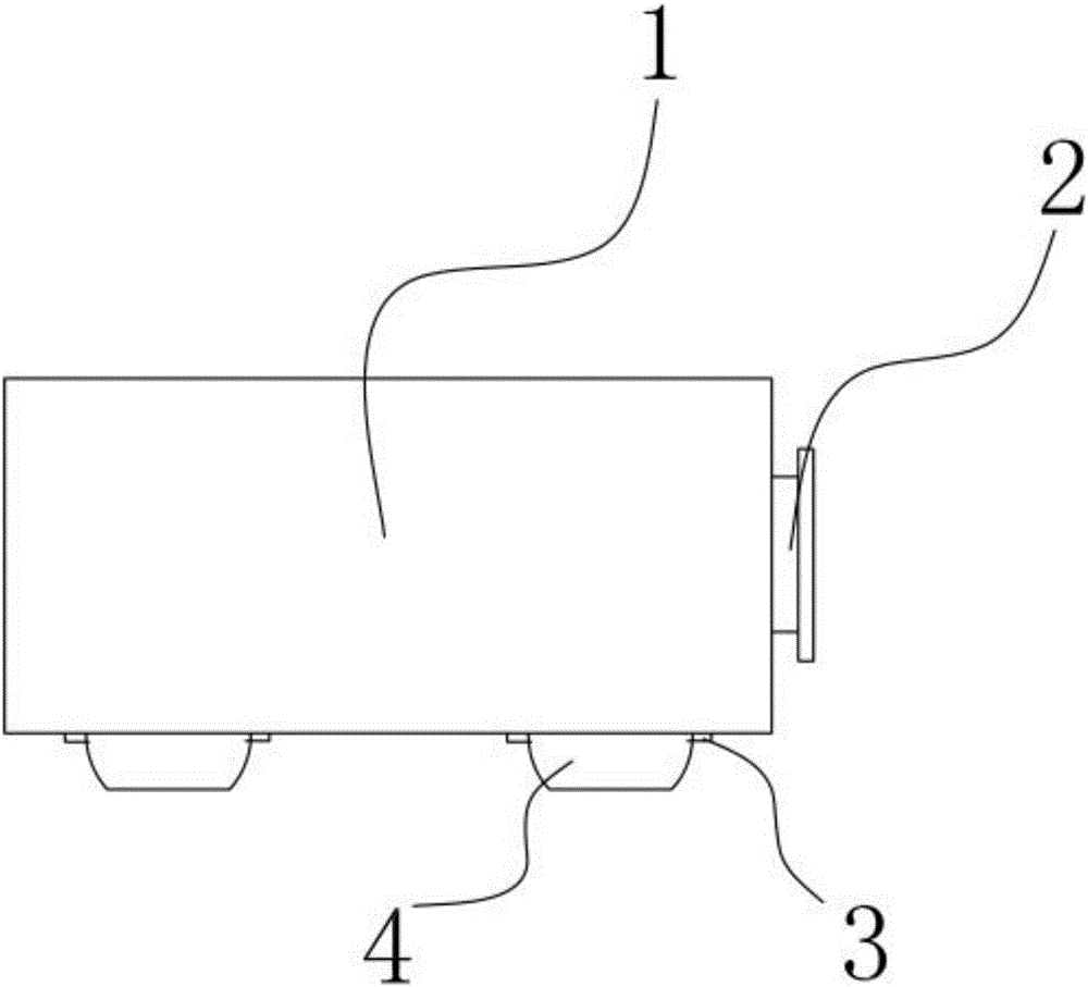 Air injection device for low-noise classroom