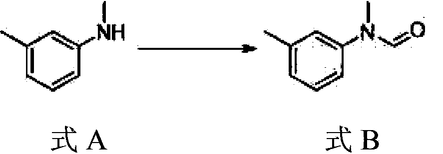 Method for preparing N-methyl-N-(3-methyl phenyl) thiocarbamate-2-naphthyl