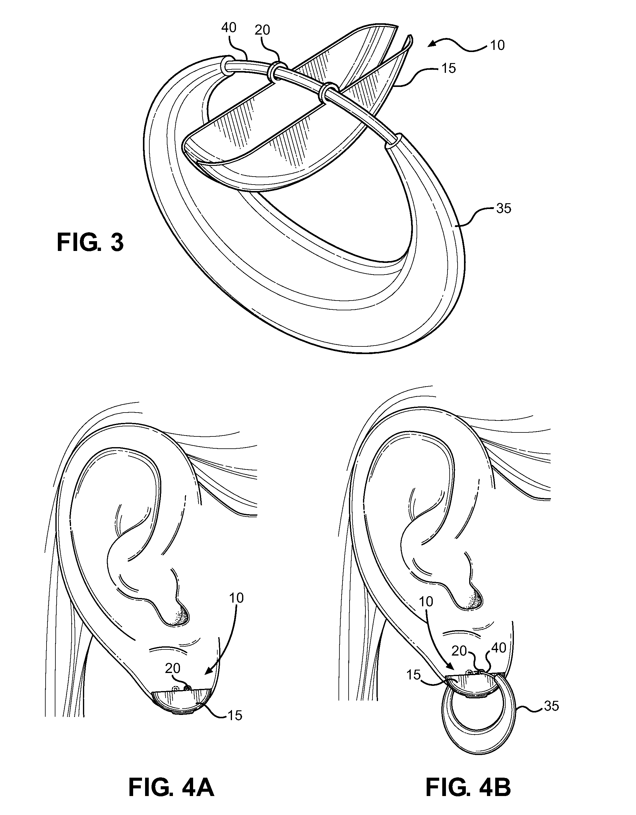 Earring support device